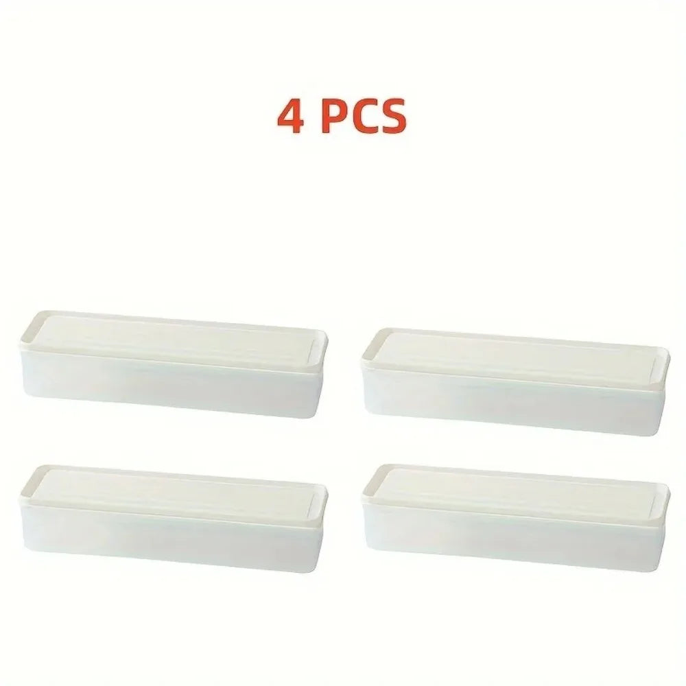 ClearStack™ Refrigerator Storage Box Set (4-Piece)
