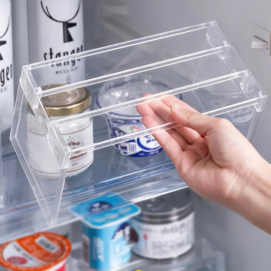 Refrigerator Organizers Storage Rack Fridge Layered Separator Shelves