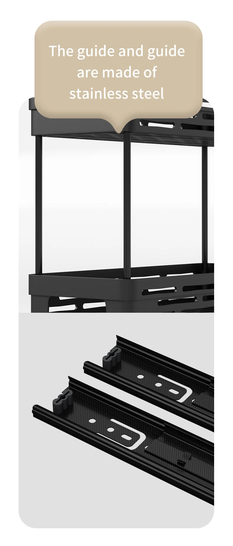 PantrySpice™ 2-Layer Pull-Out Spice Storage Rack