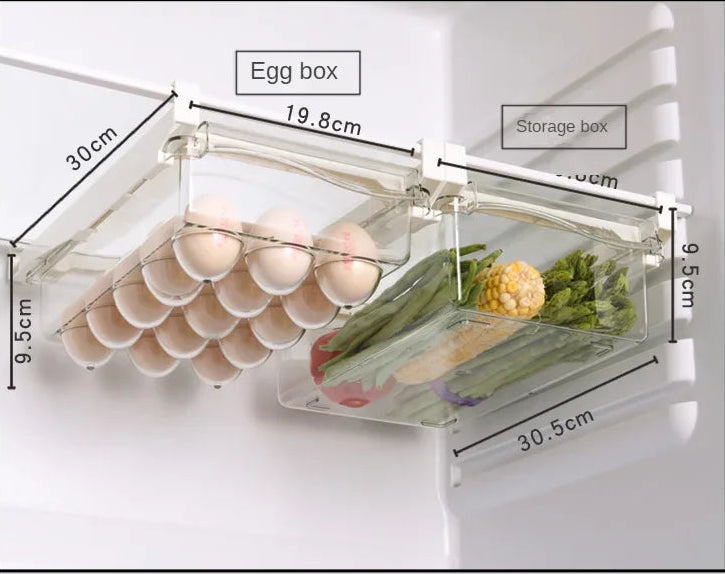 ClearDrawer™ Fridge Drawer Storage Container