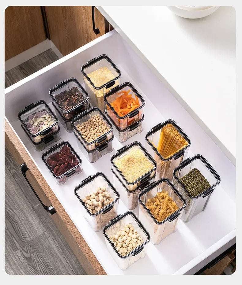 ClearSeal™ Airtight Large Capacity Food Storage Jar Set