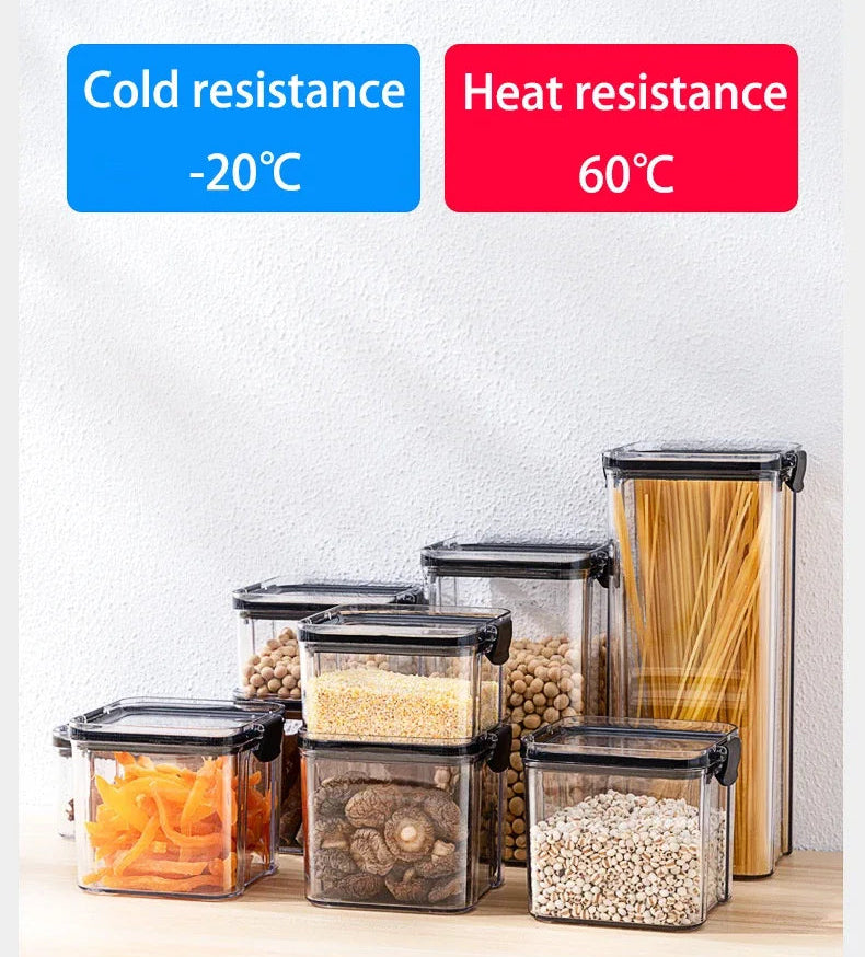 ClearSeal™ Airtight Large Capacity Food Storage Jar Set