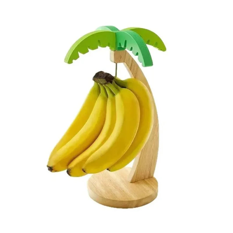 PantryLeaf™ Wooden Banana & Grapes Hanging Tree