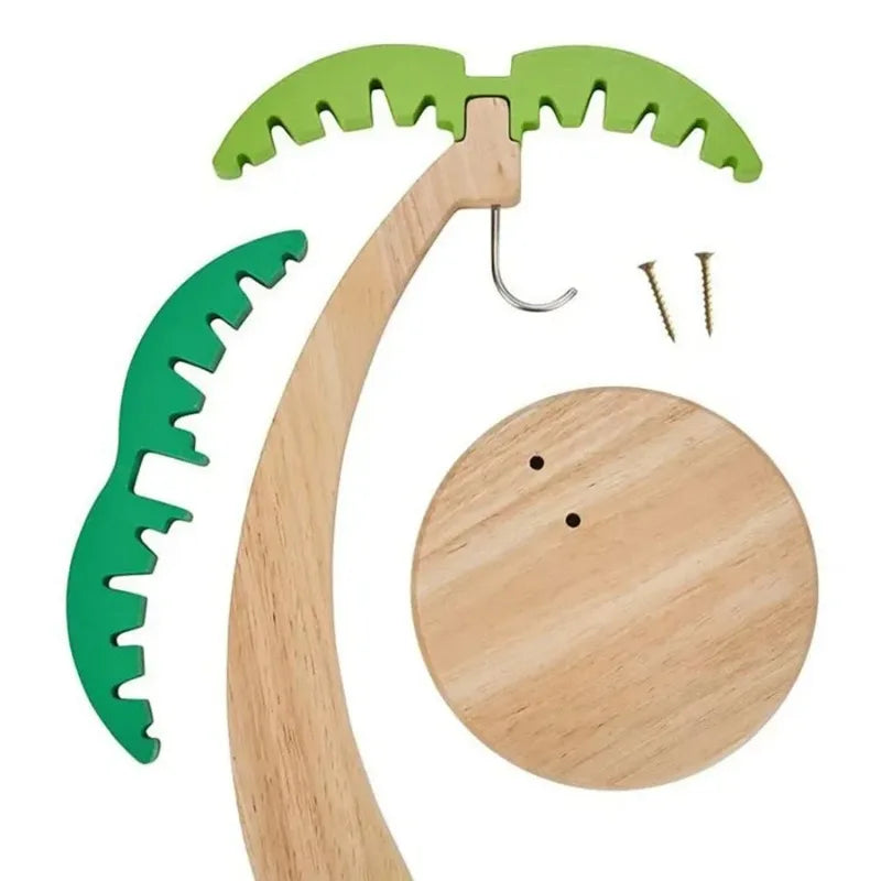 PantryLeaf™ Wooden Banana & Grapes Hanging Tree
