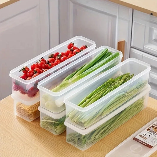 ClearStack™ Refrigerator Storage Box Set (4-Piece)
