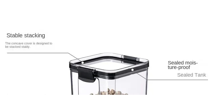 ClearSeal™ Airtight Large Capacity Food Storage Jar Set
