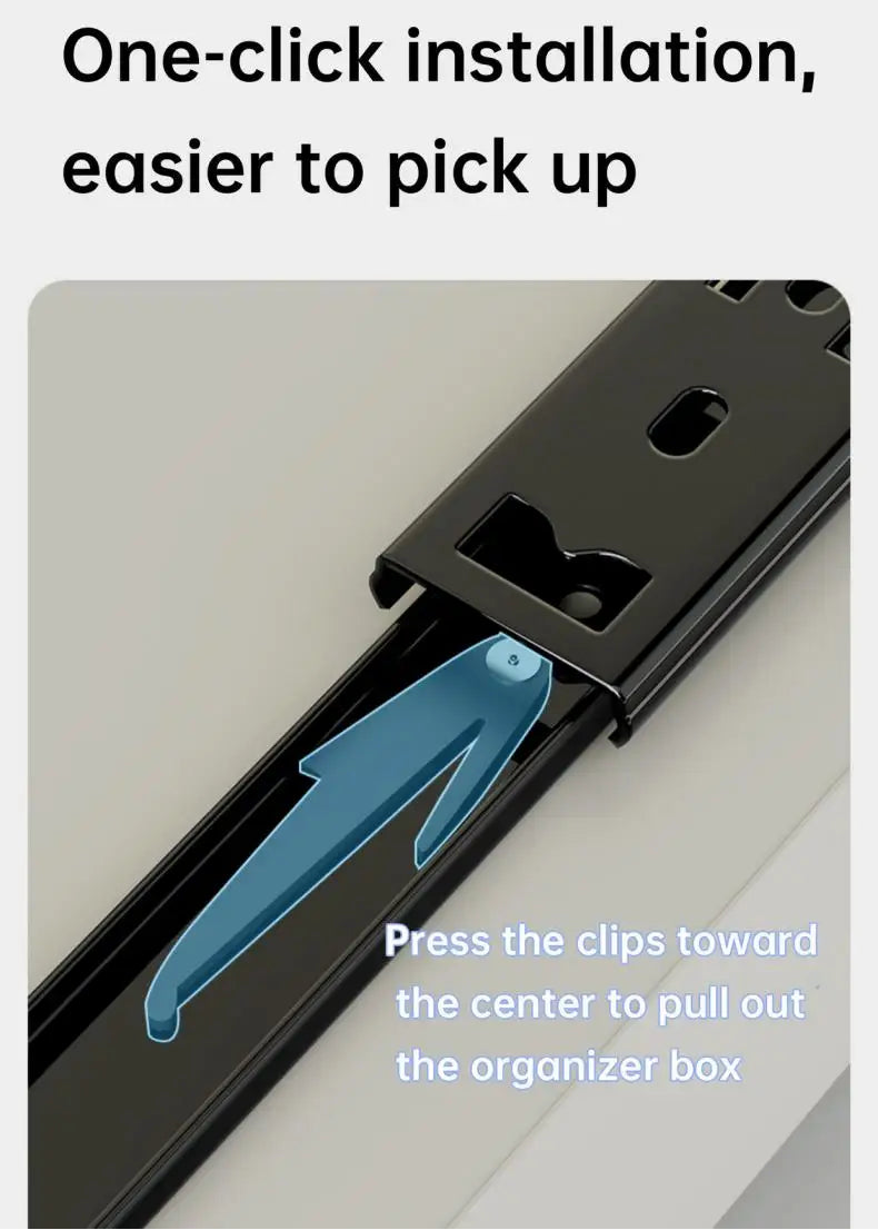 PantryGlide™ Metal Drawer Organizer Rack