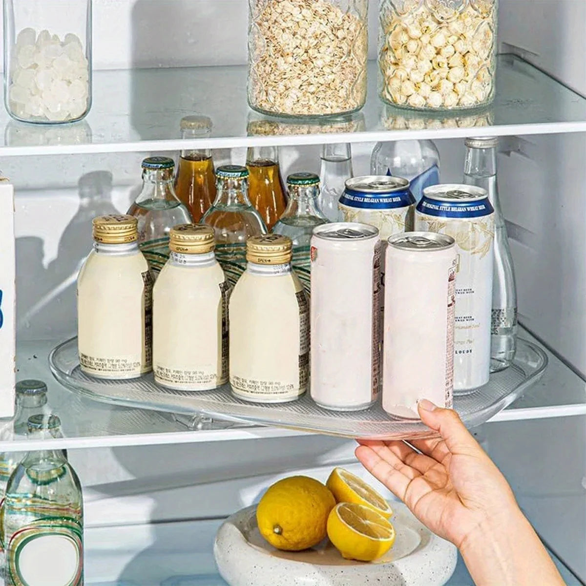 PantryOrbit™ Refrigerator & Kitchen Turntable Organizer