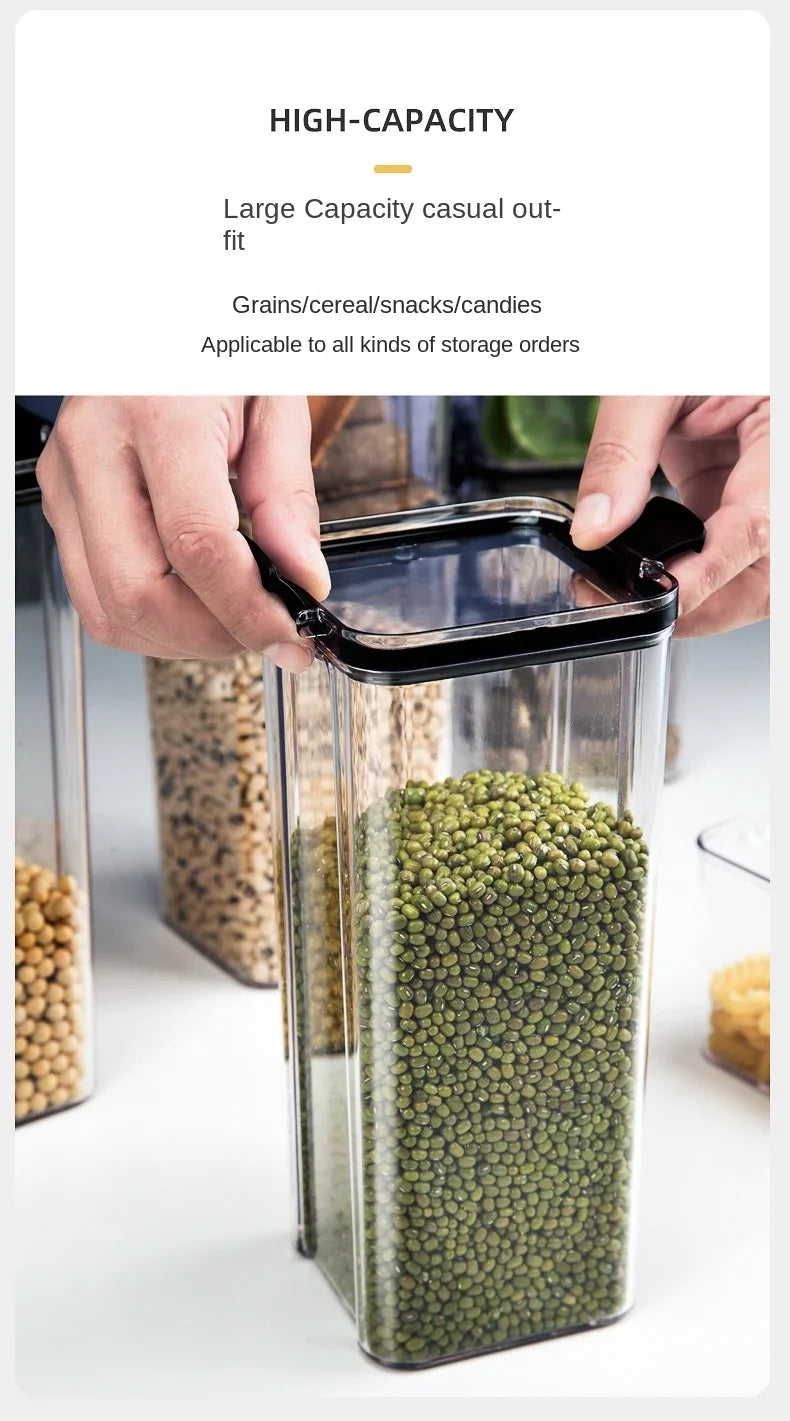 ClearSeal™ Airtight Large Capacity Food Storage Jar Set