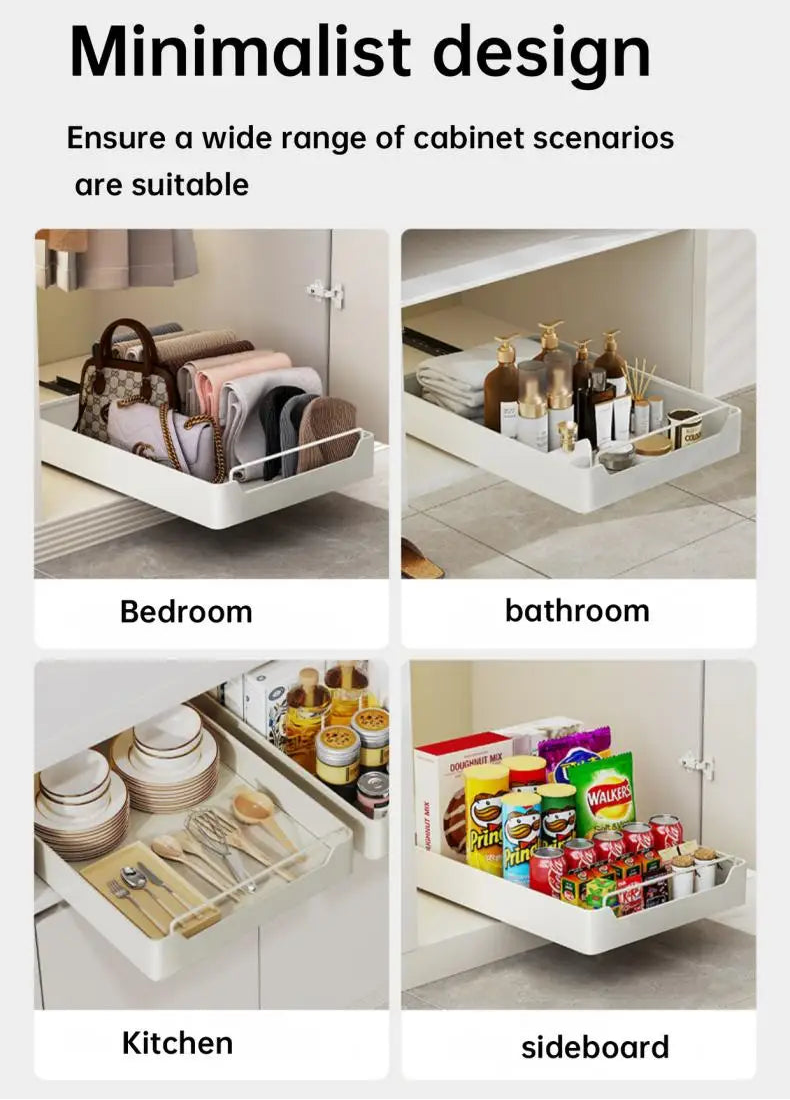 PantryGlide™ Metal Drawer Organizer Rack