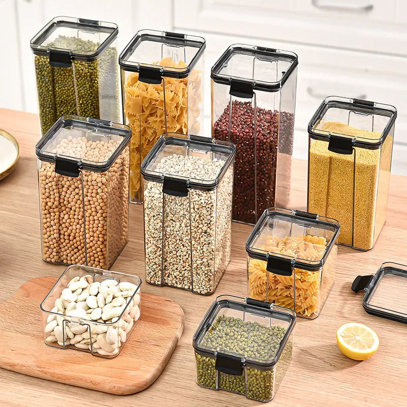 ClearSeal™ Airtight Large Capacity Food Storage Jar Set