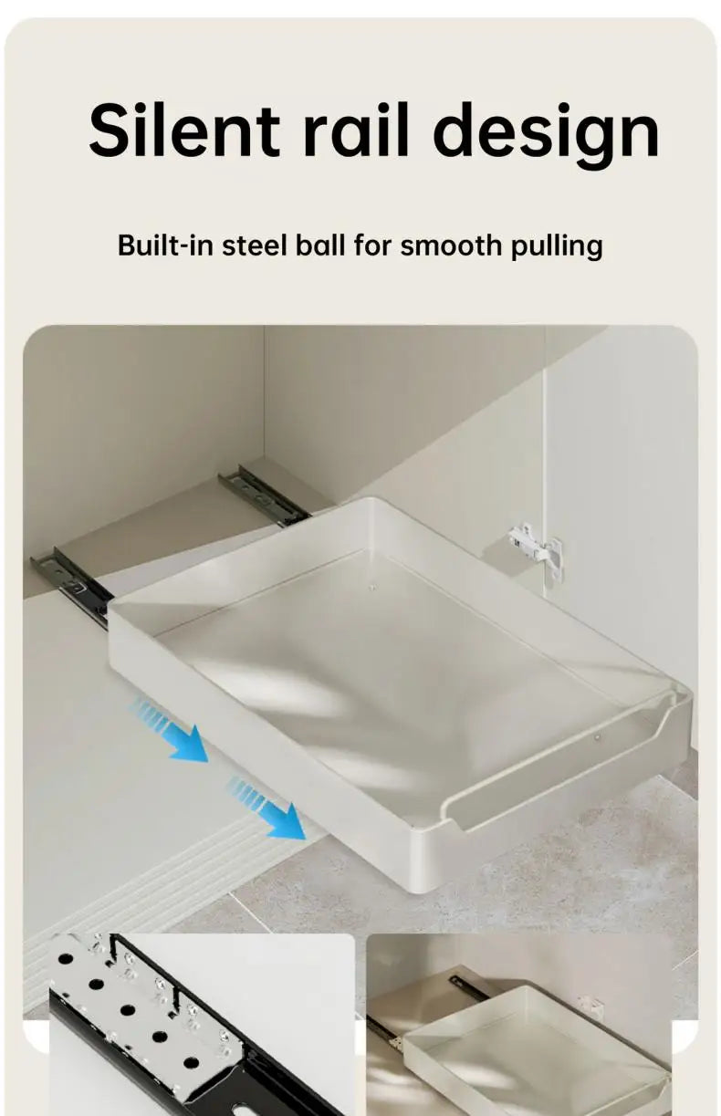 PantryGlide™ Metal Drawer Organizer Rack