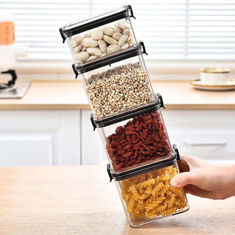 ClearSeal™ Airtight Large Capacity Food Storage Jar Set