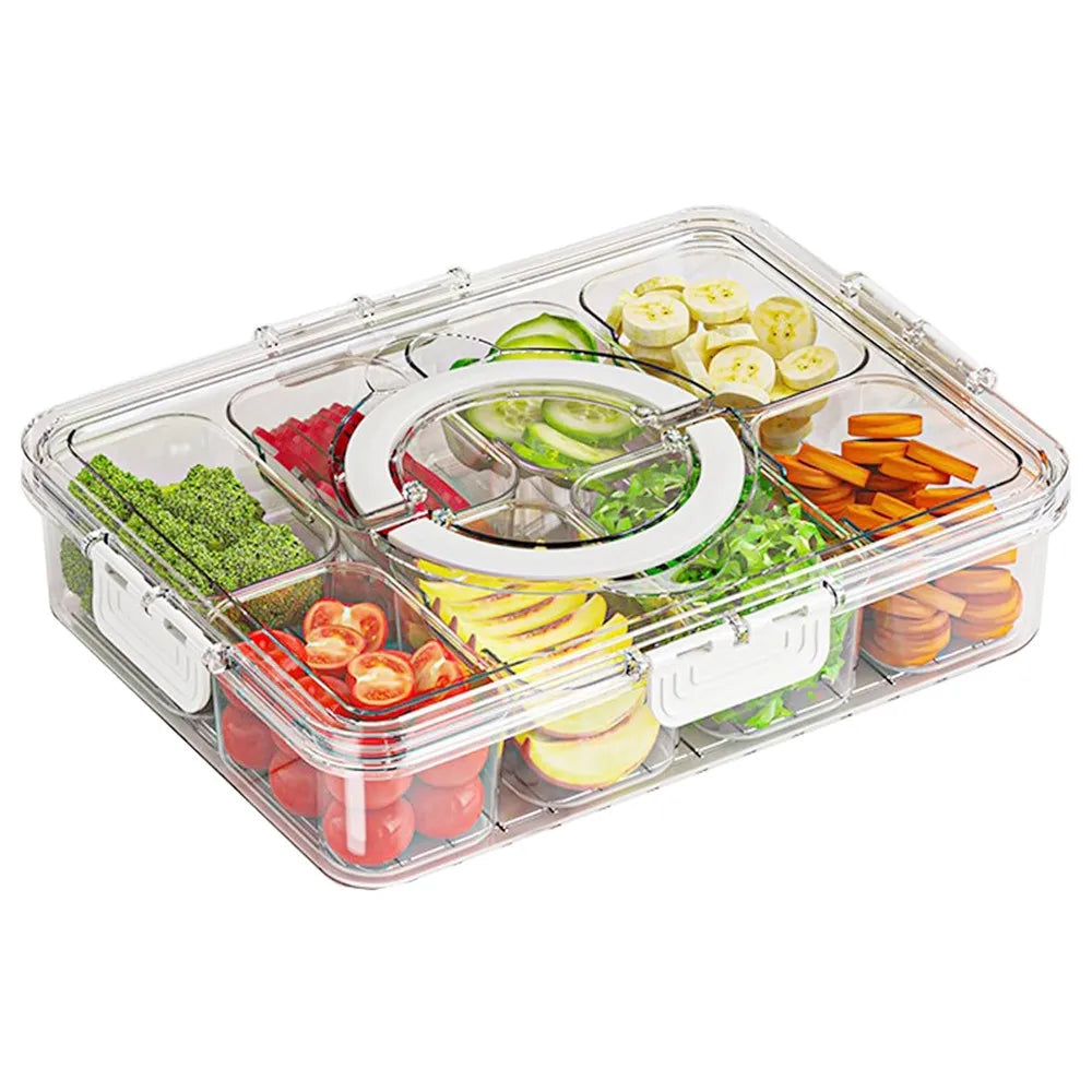 ClearBox™ Divided Fresh food Fridge Organizer with Lid