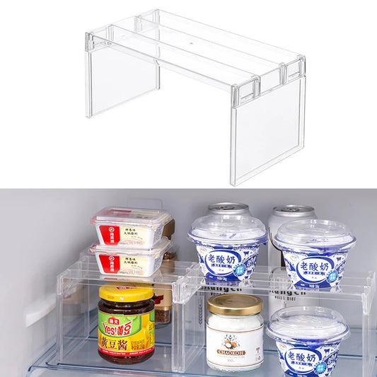 Refrigerator Organizers Storage Rack Fridge Layered Separator Shelves