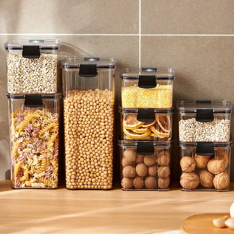 ClearSeal™ Airtight Large Capacity Food Storage Jar Set