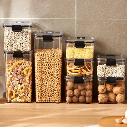 ClearSeal™ Airtight Large Capacity Food Storage Jar Set