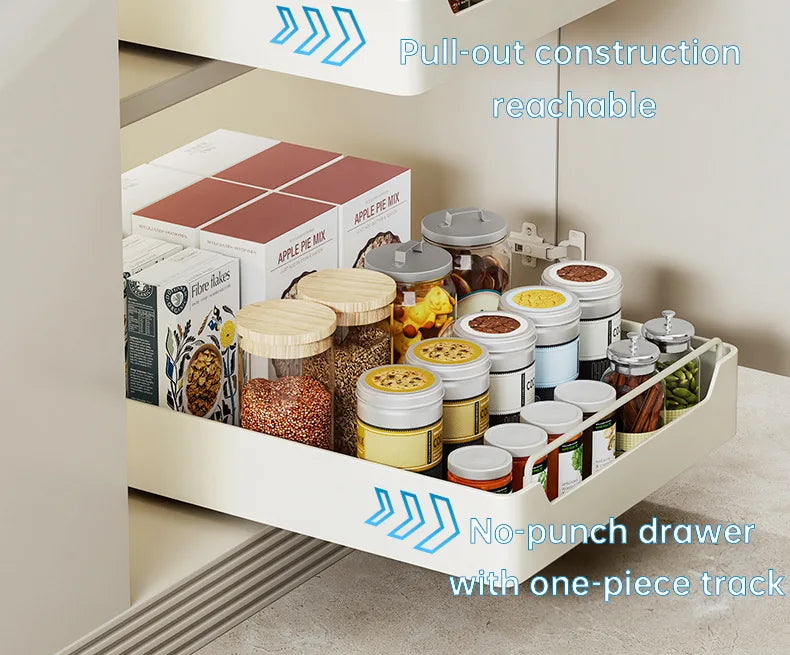 PantryGlide™ Metal Drawer Organizer Rack