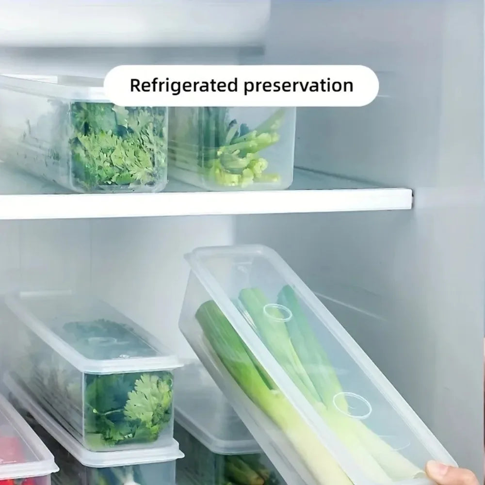 ClearStack™ Refrigerator Storage Box Set (4-Piece)