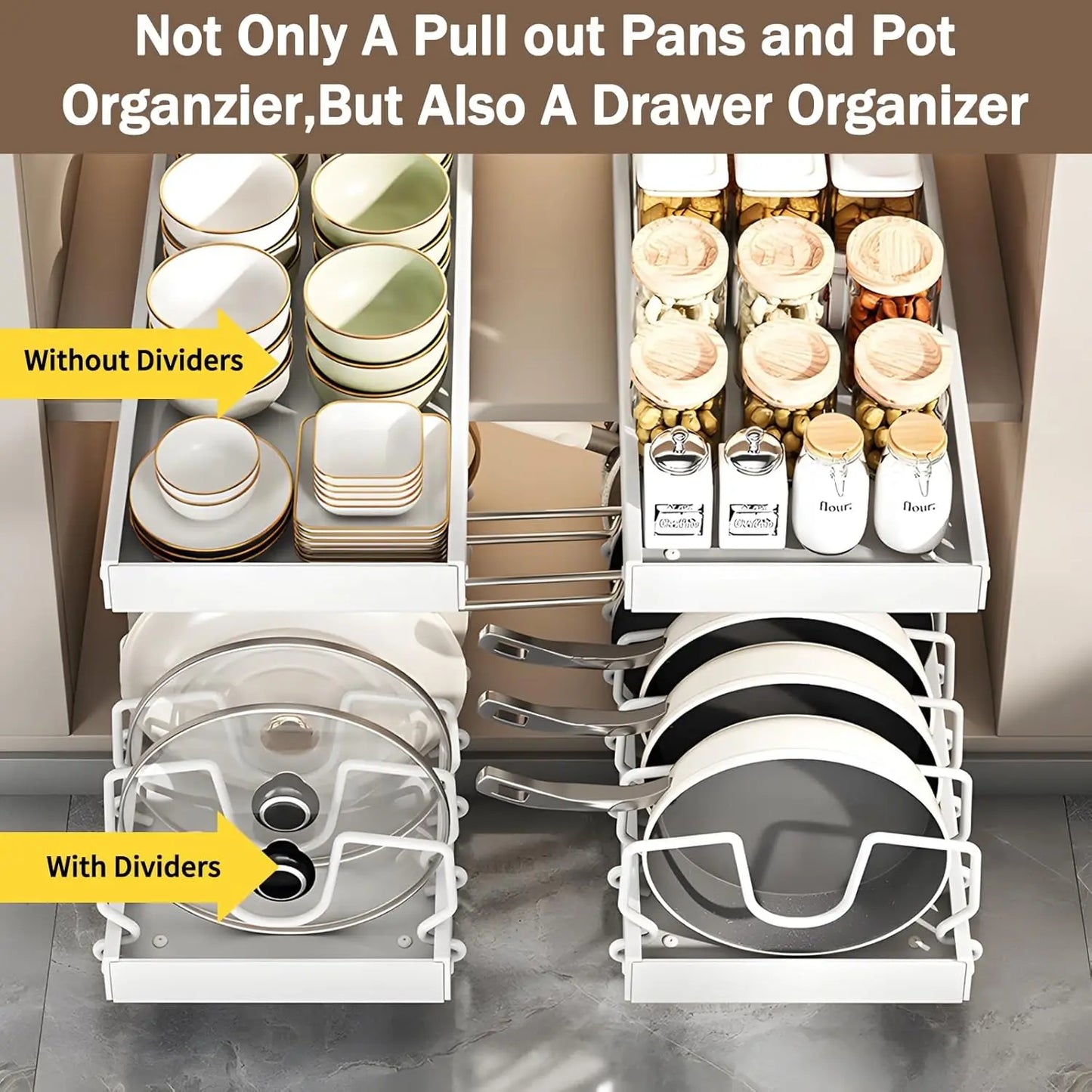 ClearNest™ Pull Out Pots & Pans Storage System