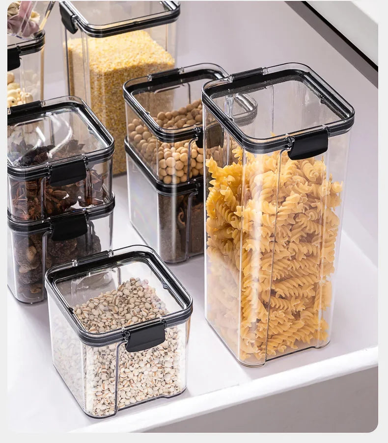 ClearSeal™ Airtight Large Capacity Food Storage Jar Set