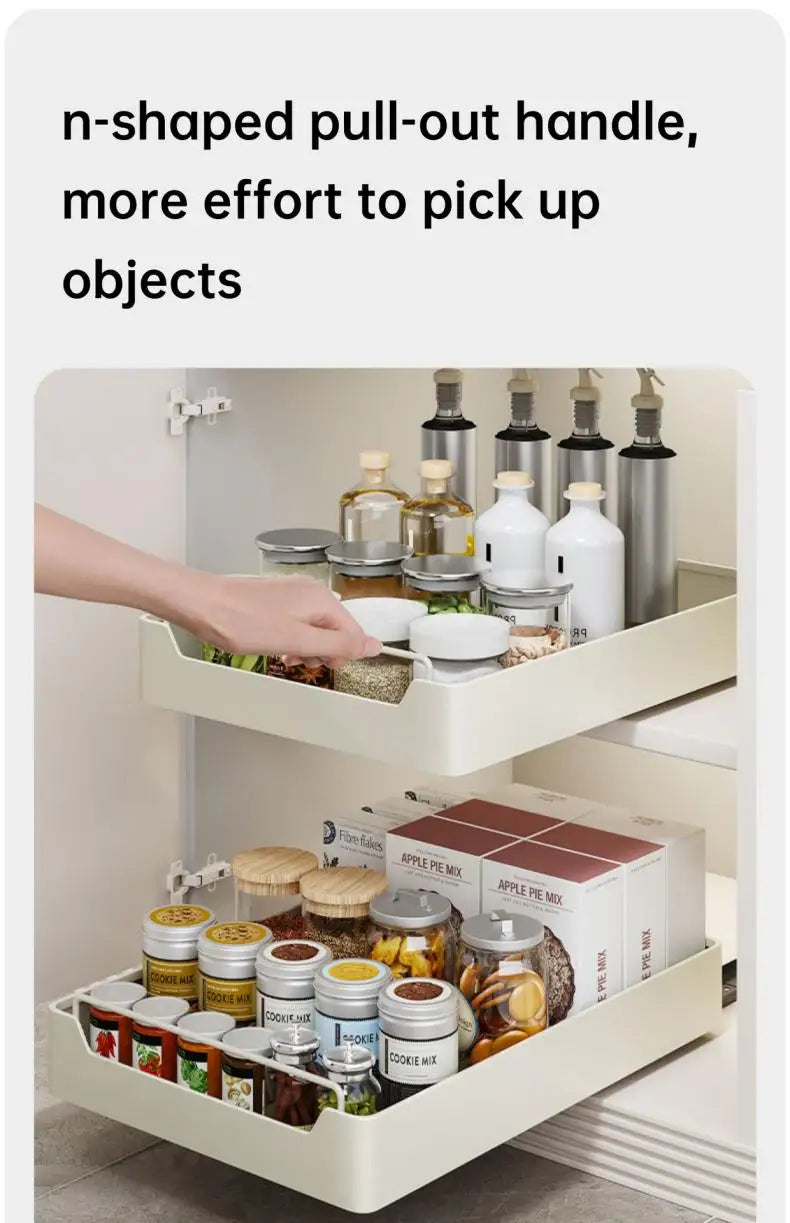 PantryGlide™ Metal Drawer Organizer Rack