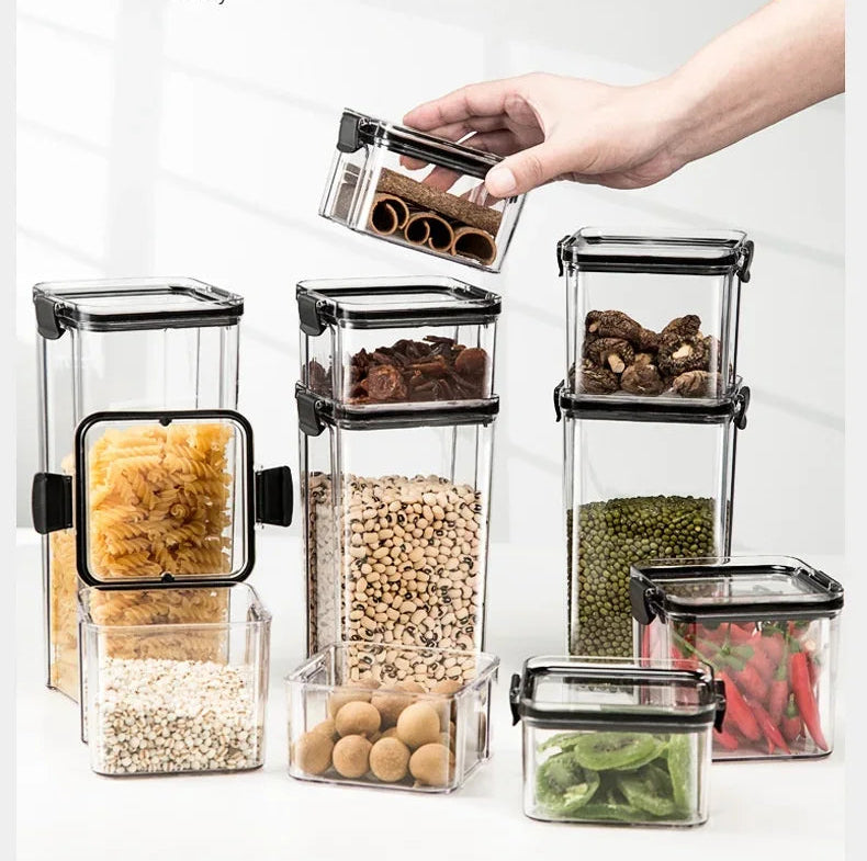 ClearSeal™ Airtight Large Capacity Food Storage Jar Set