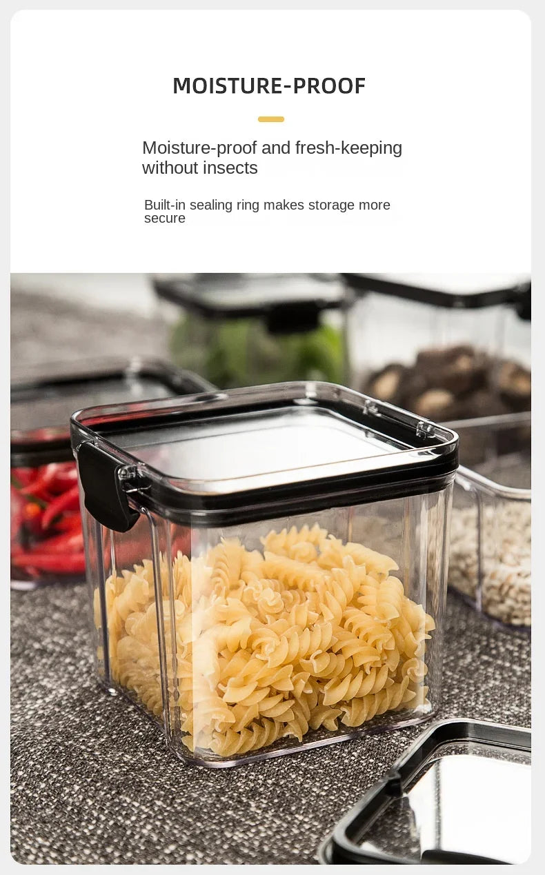 ClearSeal™ Airtight Large Capacity Food Storage Jar Set