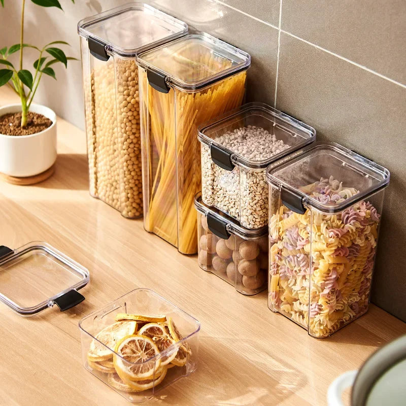 ClearSeal™ Airtight Large Capacity Food Storage Jar Set