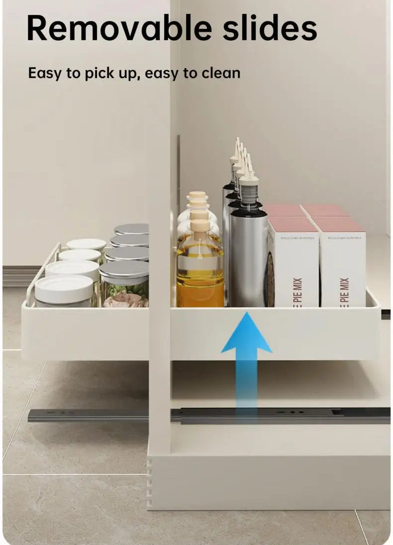 PantryGlide™ Metal Drawer Organizer Rack