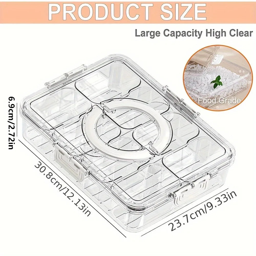 ClearBox™ Divided Fresh food Fridge Organizer with Lid