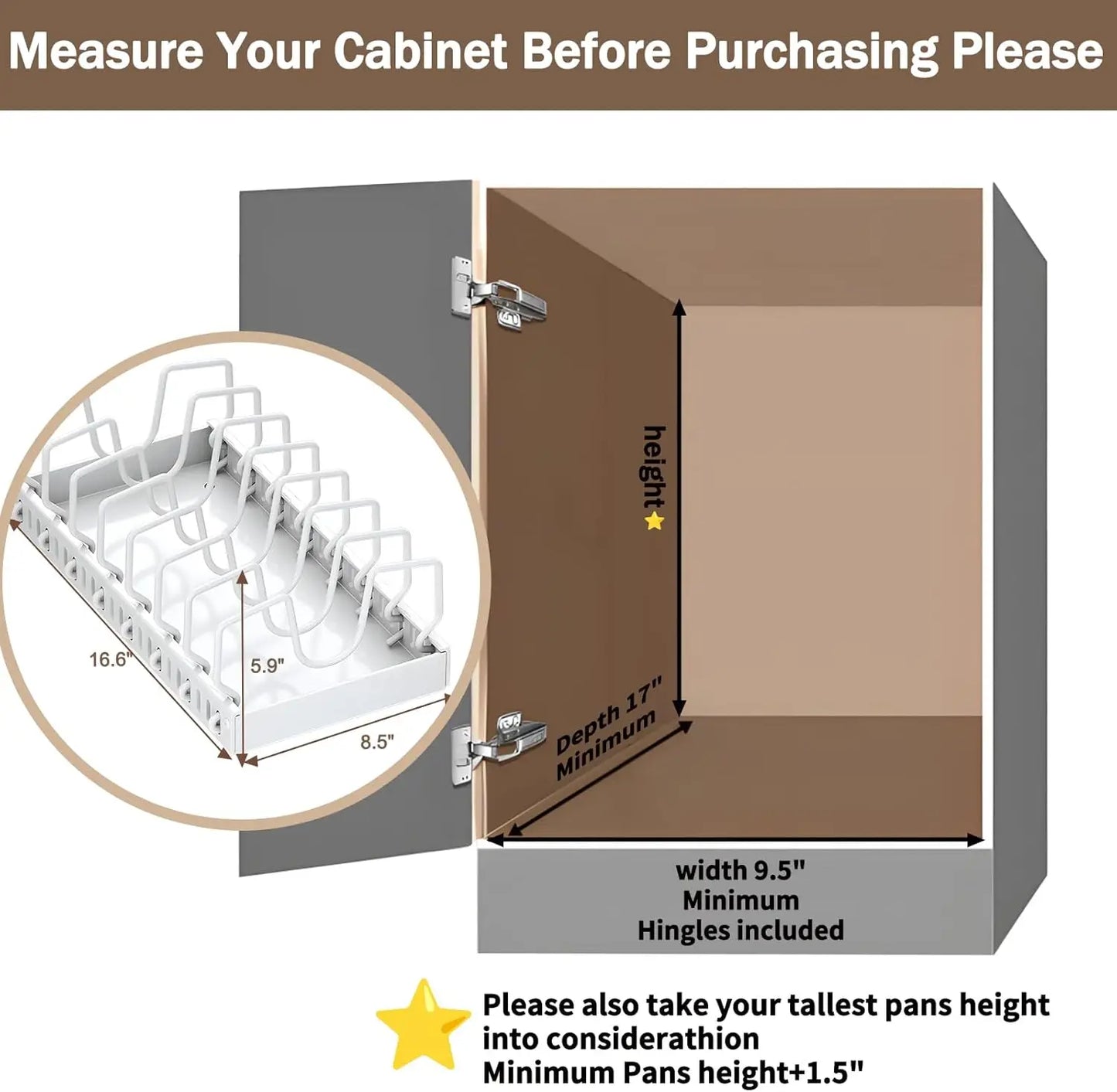 ClearNest™ Pull Out Pots & Pans Storage System