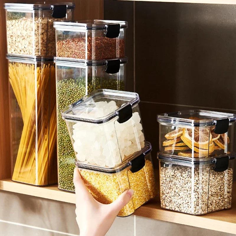 ClearSeal™ Airtight Large Capacity Food Storage Jar Set